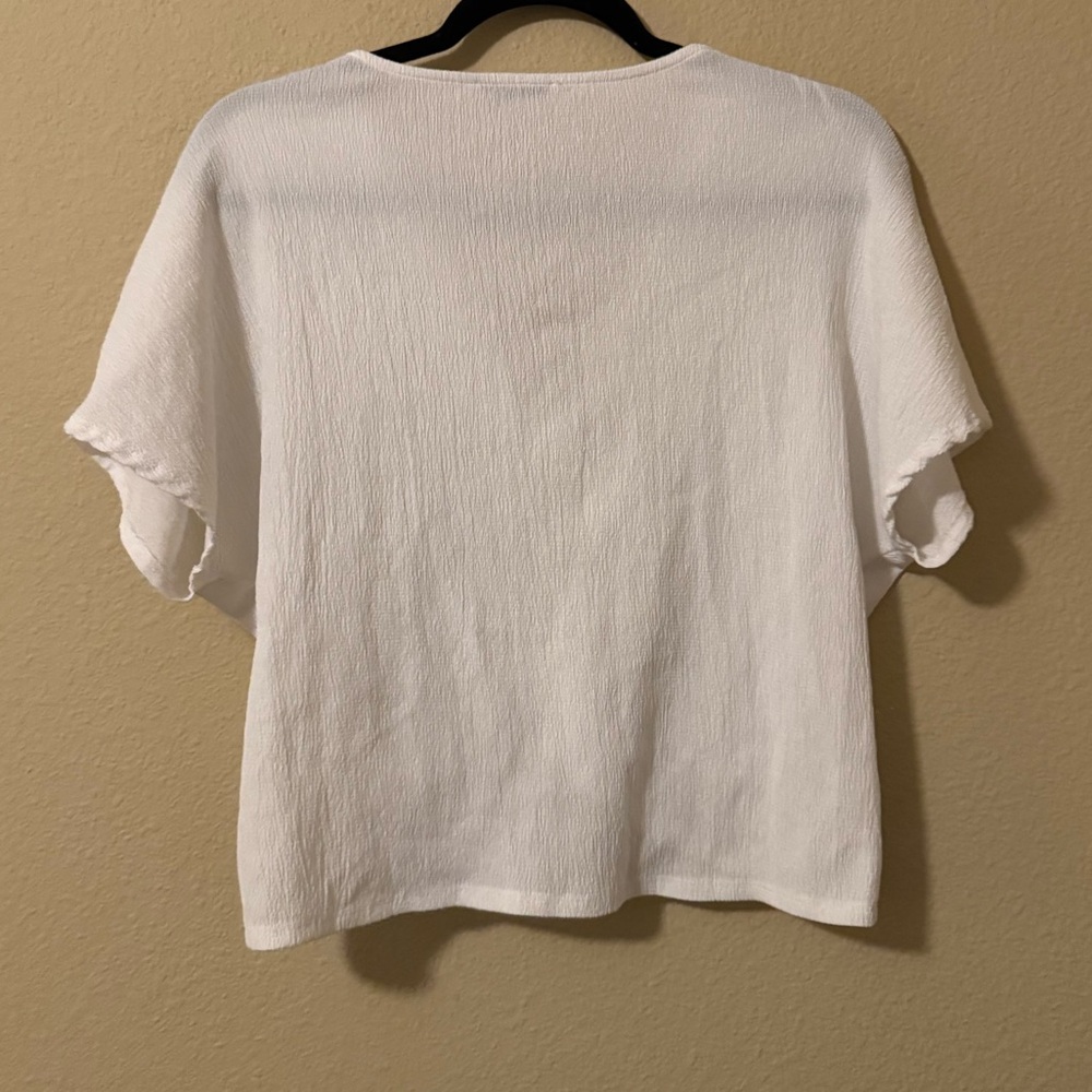 Zara twist front v-neck top - Picture 3 of 3